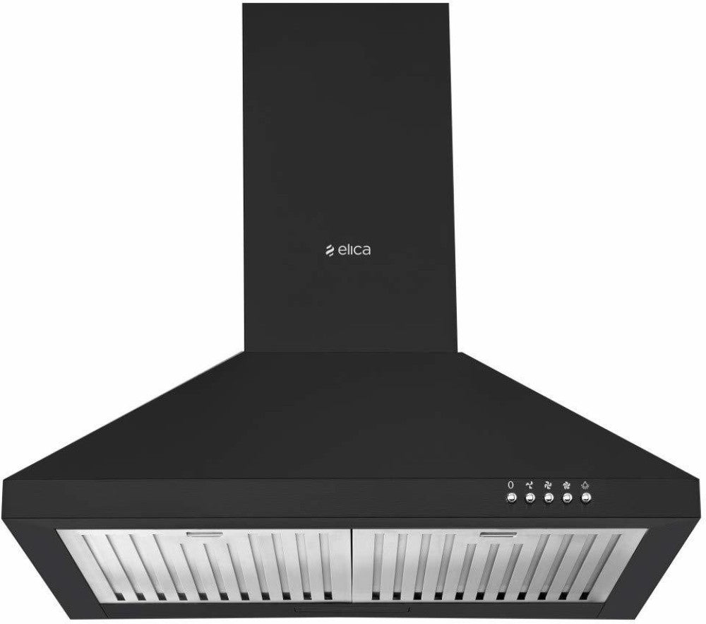 Elica AH BF 260 Nero Wall Mounted Chimney - Black 1100 CMH