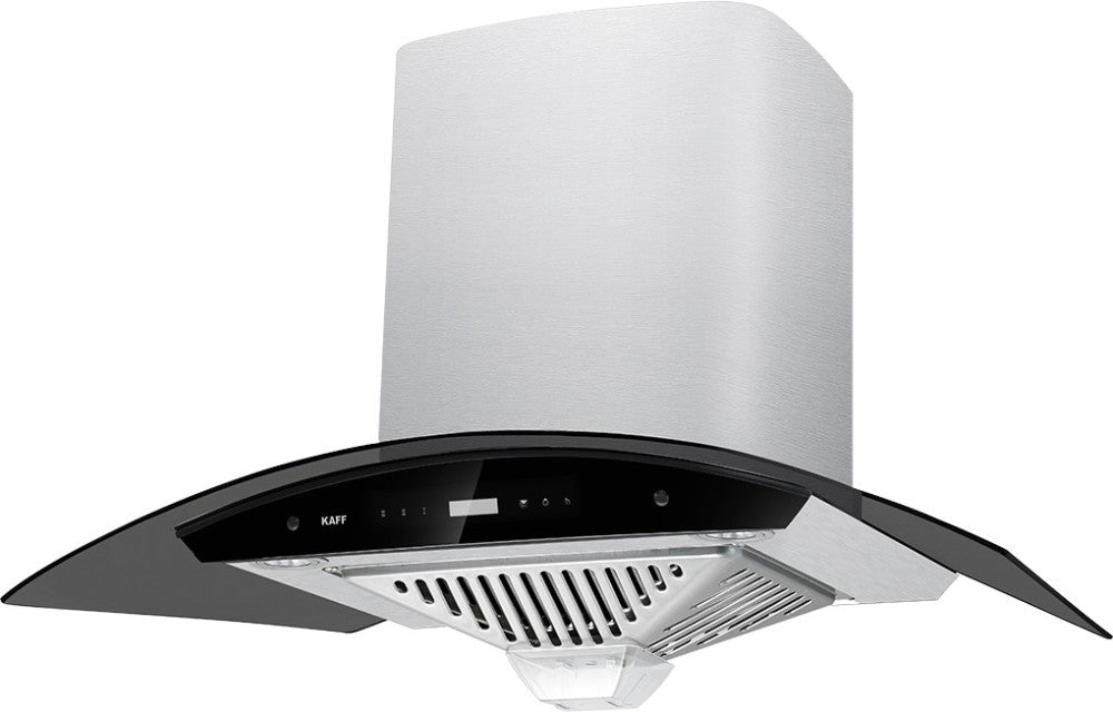 Kaff Ambra DHC 90 SS Auto Clean Wall Mounted Chimney - Stainless Steel 1180 CMH