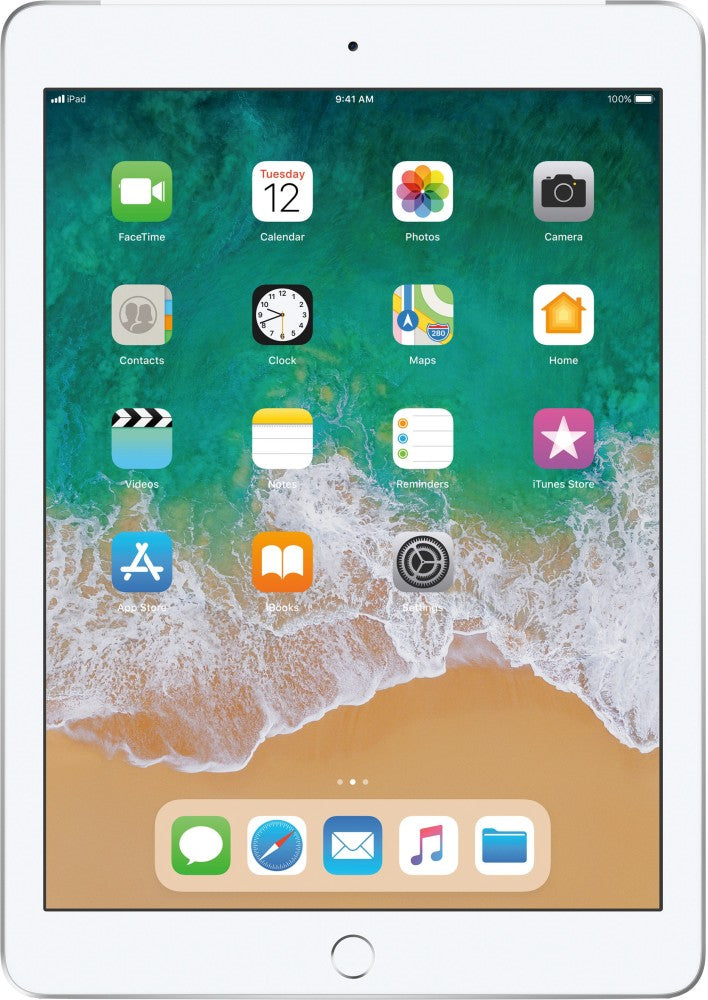 APPLE iPad (6th Gen) 128 GB ROM 9.7 inch with Wi-Fi+4G (Silver)