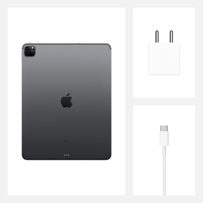 Apple iPad Pro 2020 (चौथी पीढ़ी) 6 जीबी रैम 128 जीबी रोम 12.9 इंच वाई-फाई+4जी के साथ (स्पेस ग्रे)