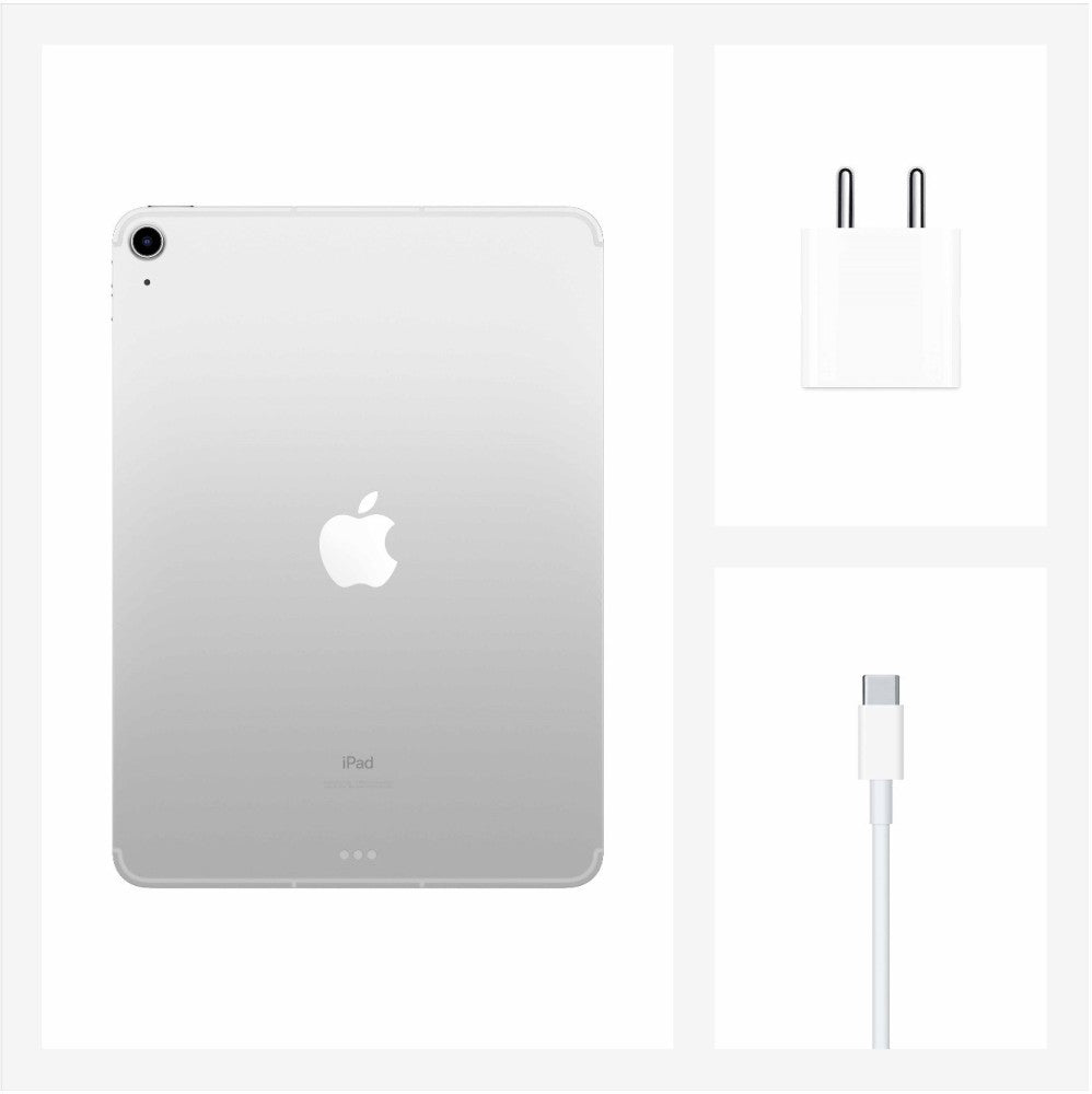 APPLE iPad Air (4th Gen) 64 GB ROM 10.9 inch with Wi-Fi+4G (Silver)