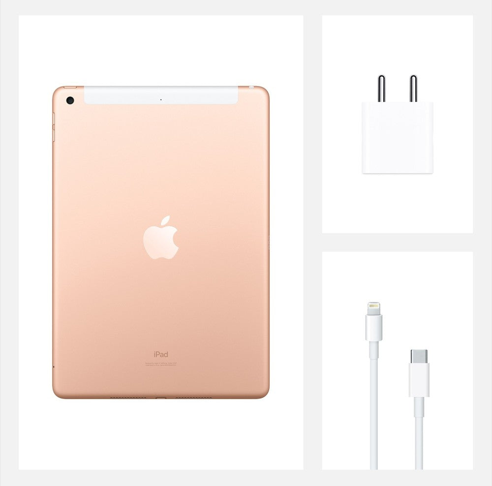 APPLE iPad (8th Gen) 128 GB ROM 10.2 inch with Wi-Fi+4G (Gold)