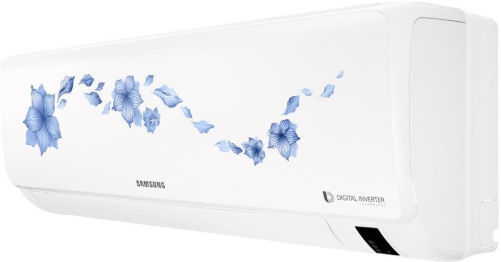 SAMSUNG 1 Ton 3 Star Split Inverter AC  - White - AR12NV3HFTR, Copper Condenser