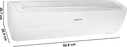 SAMSUNG 1 Ton 5 Star Split Inverter AC  - White - AR12NV5XEWKXNA, Alloy Condenser