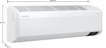 SAMSUNG Windfree 1.5 Ton 4 Star Split Inverter AC  - White - AR18AY4AFWKNNA/AR18AY4AFWKXNA/AR18AY4AFWK, Copper Condenser