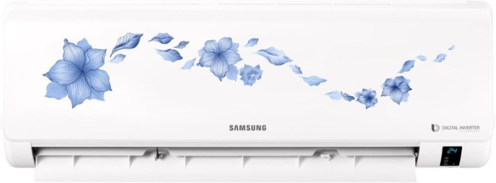 SAMSUNG 1 Ton 3 Star Split Inverter AC  - White - AR12NV3HFTR, Copper Condenser