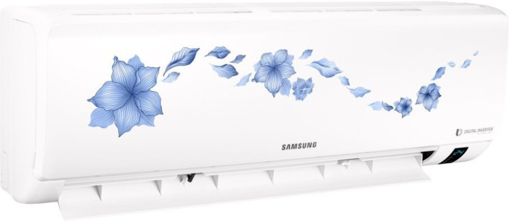 SAMSUNG 1 Ton 3 Star Split Inverter AC  - White - AR12NV3HFTR, Copper Condenser