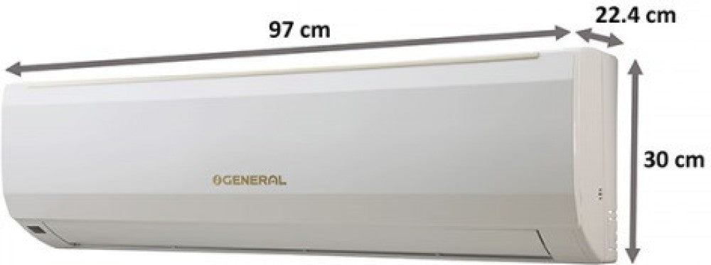 O General 1.1 Ton Split AC  - White - ASGA12BMWB-B