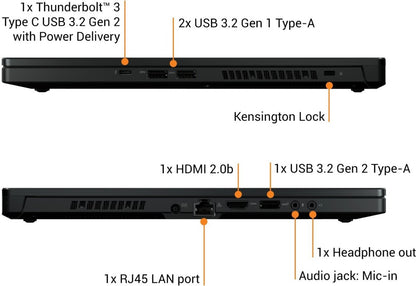 ASUS ROG Zephyrus S15 Core i7 10th Gen - (32 GB/1 TB SSD/Windows 10 Home/8 GB ग्राफ़िक्स/NVIDIA GeForce RTX 2080 सुपर मैक्स-क्यू डिज़ाइन/300 Hz के साथ) GX502LXS-HF081T गेमिंग लैपटॉप - 15.6 इंच, ब्लैक मेटल , 1.90 कि.ग्रा