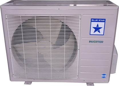 Blue Star 1.5 Ton 5 Star Split Inverter AC  - White, Brown - BI-5CNHW18QATU/BO-5CNHW18QATU, Copper Condenser