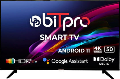 BITPRO 152 सेमी (60 इंच) अल्ट्रा एचडी (4K) एलईडी स्मार्ट एंड्रॉइड टीवी - BP60TVAMH60