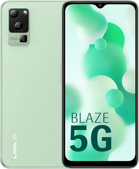 LAVA Blaze 1X 5G (Glass Green, 128 GB) - 6 GB RAM