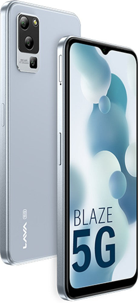 LAVA Blaze 1X 5G (Glass Blue, 128 GB) - 6 GB RAM