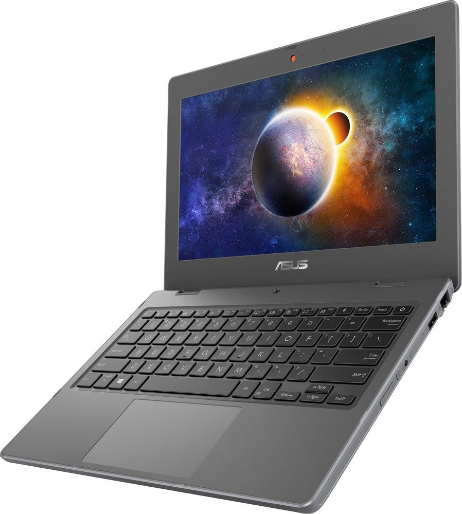 Asus (2022) Celeron डुअल कोर - (4 GB/128 GB SSD/Windows 11 Home) BR1100CKA-GJ0722W लैपटॉप - 11.6 इंच, स्टार ग्रे, 1.26 किलोग्राम