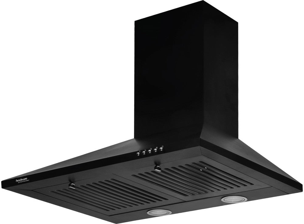 Hindware Myra BLK 60 Wall Mounted Chimney - Black 1000 CMH