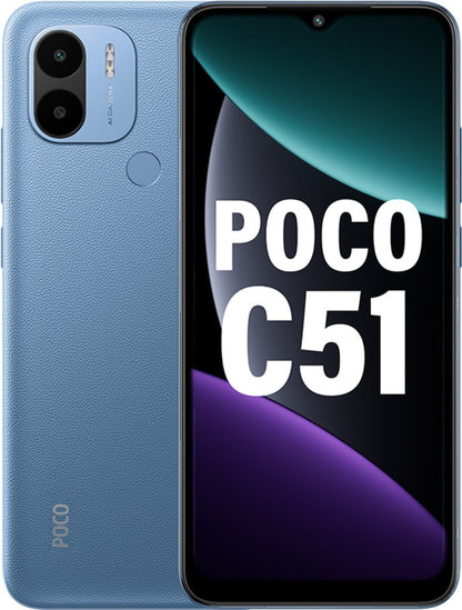 POCO C51 (Royal Blue, 64 GB) - 4 GB RAM