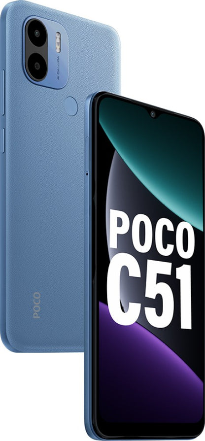 POCO C51 (Royal Blue, 64 GB) - 4 GB RAM