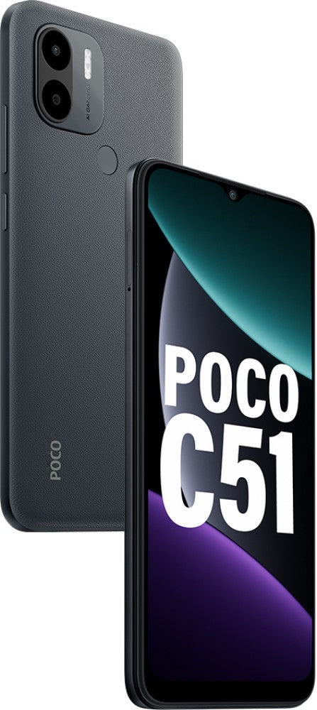 POCO C51 (Power Black, 64 GB) - 4 GB RAM