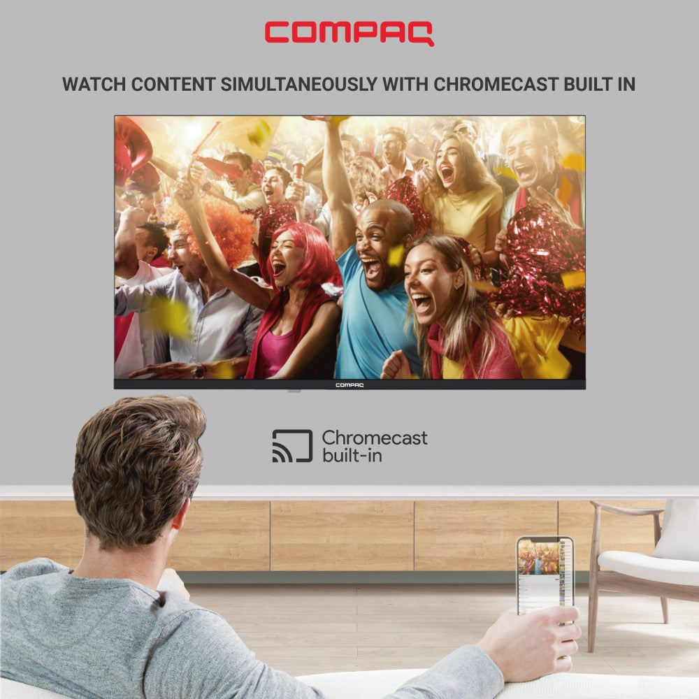 Compaq 108 cm (43 inch) Full HD LED Smart Android TV - CQ4300FHDAB