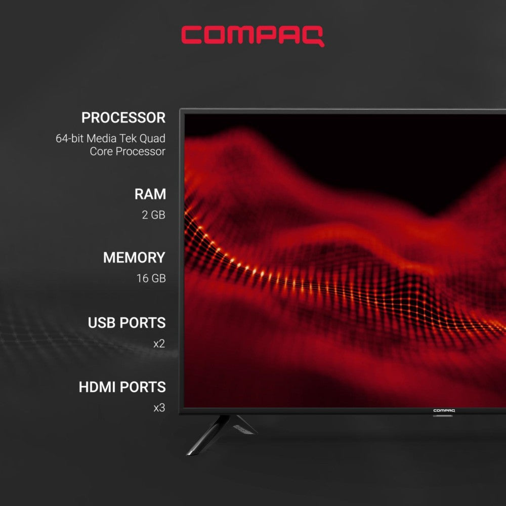 Compaq HUEQ R58 146 cm (58 inch) Ultra HD (4K) LED Smart Android TV - CQ58APUD