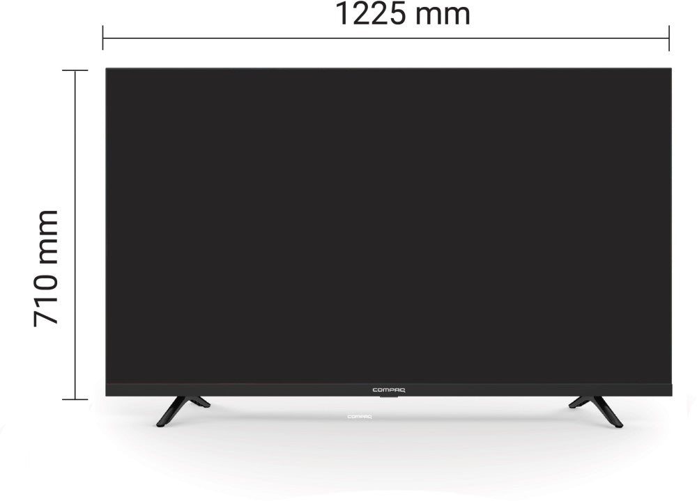 Compaq 140 cm (55 inch) QLED Ultra HD (4K) Smart Google TV - CQV55GTQD