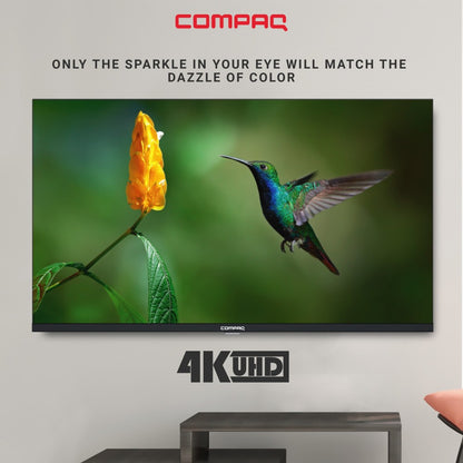 Compaq 165 cm (65 inch) QLED Ultra HD (4K) Smart Google TV - CQV65GTQD