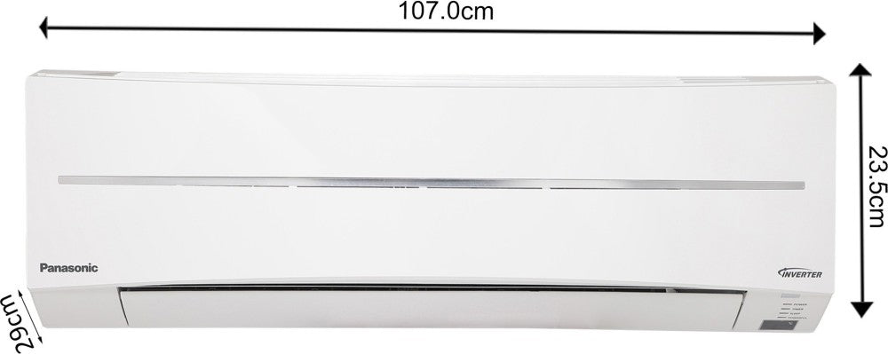 Panasonic 2 Ton 3 Star Split Inverter AC  - White - CS/CU-RU24VKYW Inverter R32, Copper Condenser