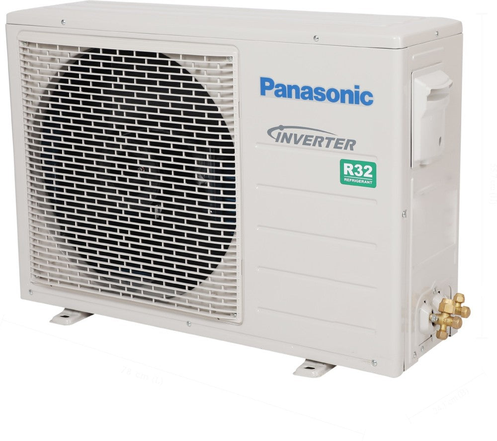 Panasonic 1 टन 5 स्टार स्प्लिट इन्वर्टर एसी - सफ़ेद - CS/CU-TU12VKYW इन्वर्टर R32, कॉपर कंडेंसर