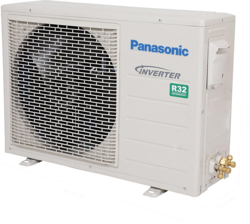 Panasonic 1.5 Ton 5 Star Split Inverter AC  - White - CS/CU-TU18VKYW Inverter R32, Copper Condenser