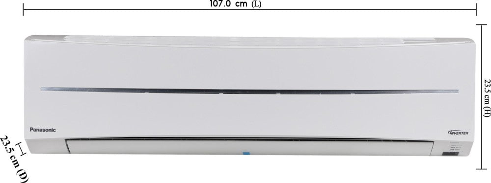 Panasonic 1.5 Ton 5 Star Split Inverter AC  - White - CS/CU-TU18VKYW Inverter R32, Copper Condenser