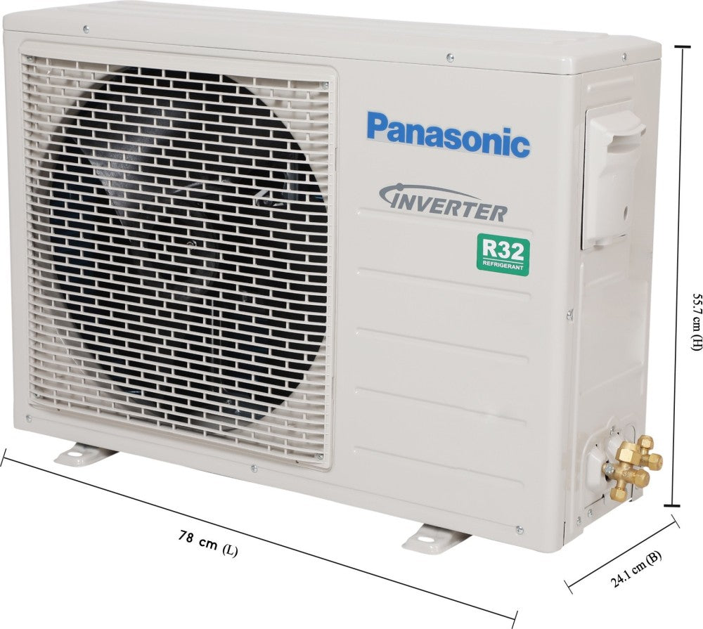 Panasonic 1.5 Ton 5 Star Split Inverter AC  - White - CS/CU-TU18VKYW Inverter R32, Copper Condenser