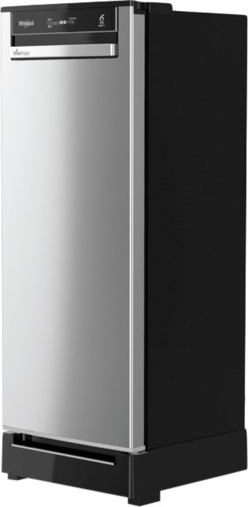 Whirlpool 200 L Direct Cool Single Door 3 Star Refrigerator - Alpha Steel, DC 200 LTRS 215 VMPRO ROY 3S INV