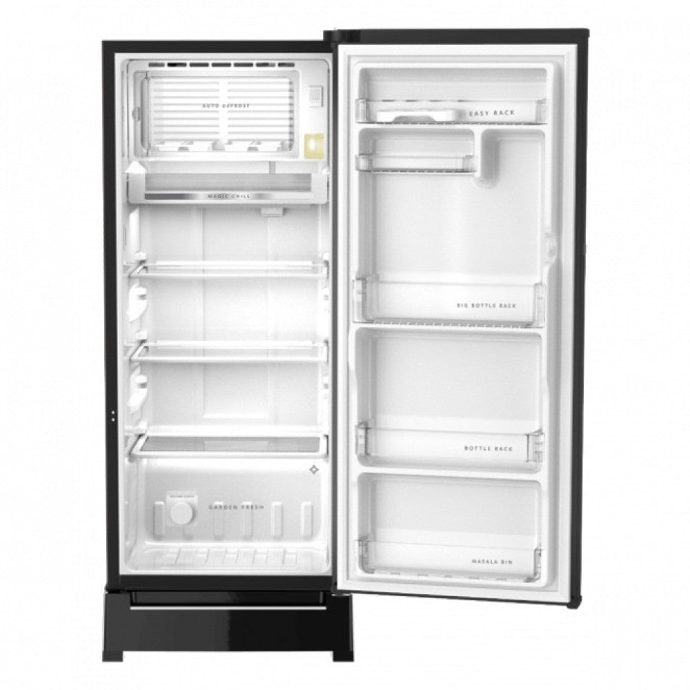 Whirlpool 200 L Direct Cool Single Door 3 Star Refrigerator - Alpha Steel, DC 200 LTRS 215 VMPRO ROY 3S INV