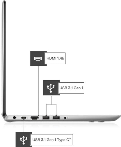 डेल इंस्पिरॉन कोर i3 10वीं पीढ़ी - (4 जीबी/256 जीबी एसएसडी/विंडोज 10 होम) 5491 2 इन 1 लैपटॉप - 14 इंच, सिल्वर, 1.67 किलोग्राम, एमएस ऑफिस के साथ