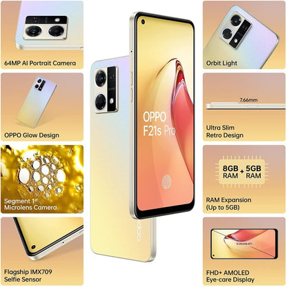 OPPO F21S PRO (Dawnlight Gold, 128 GB) - 8 GB RAM