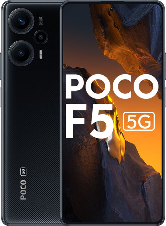 POCO F5 5G (कार्बन ब्लैक, 256 जीबी) - 8 जीबी रैम