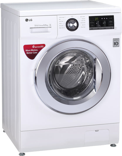 LG 6.5 kg Inverter Fully Automatic Front Load Washing Machine with In-built Heater White - FH0G6WDNL22