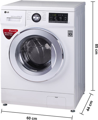 LG 6.5 kg Inverter Fully Automatic Front Load Washing Machine with In-built Heater White - FH0G6WDNL22