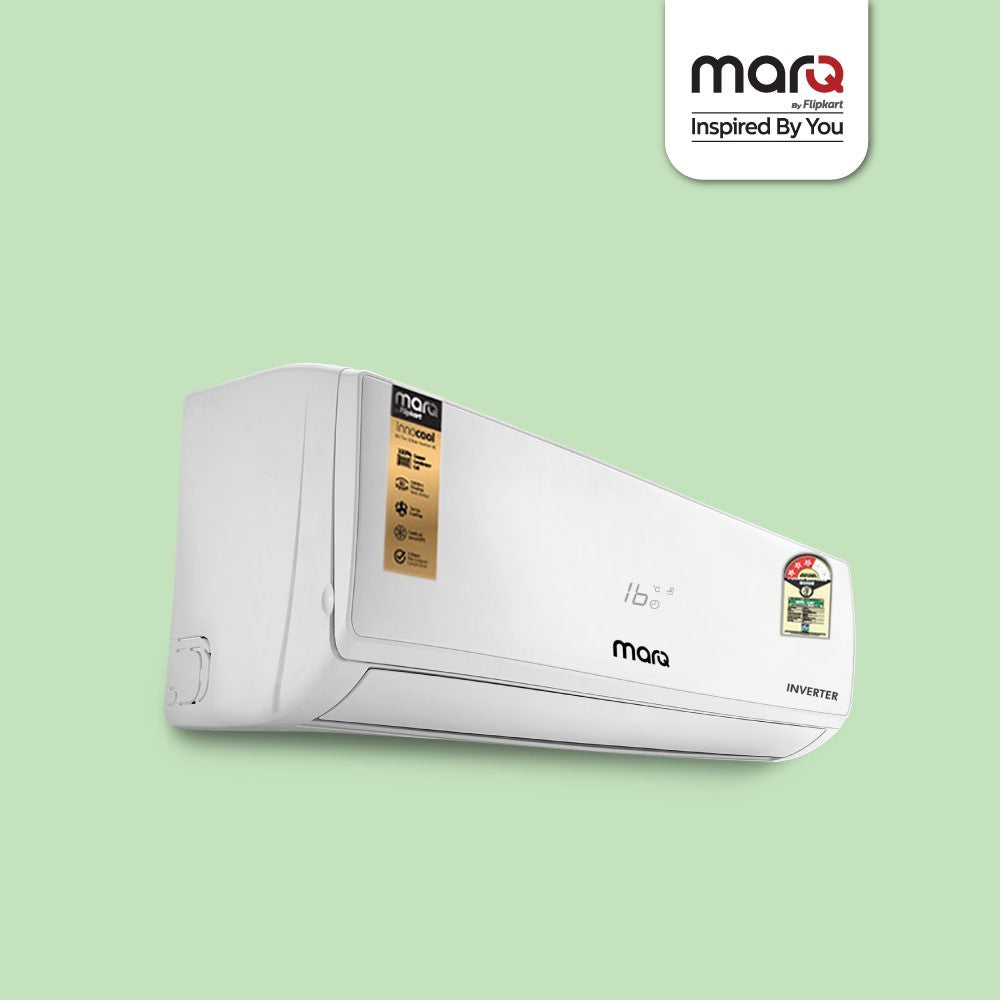 MarQ by Flipkart 0.8 Ton 3 Star Split Inverter AC  - White - FKAC083SIAEXT, Copper Condenser