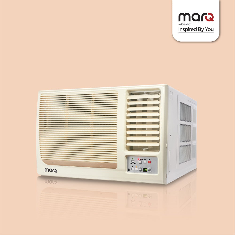 MarQ by Flipkart 1.5 Ton 3 Star Window AC  - White - FKAC153SFWACA, Copper Condenser