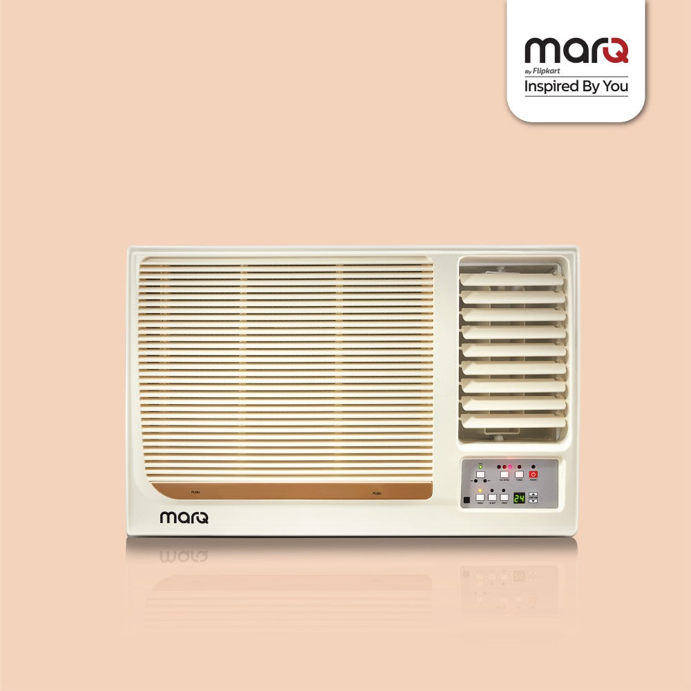 MarQ by Flipkart 1.5 Ton 3 Star Window AC  - White - FKAC153SFWACA, Copper Condenser