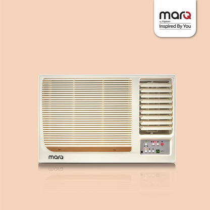 MarQ by Flipkart 1.5 Ton 3 Star Window AC  - White - FKAC153SFWACA, Copper Condenser