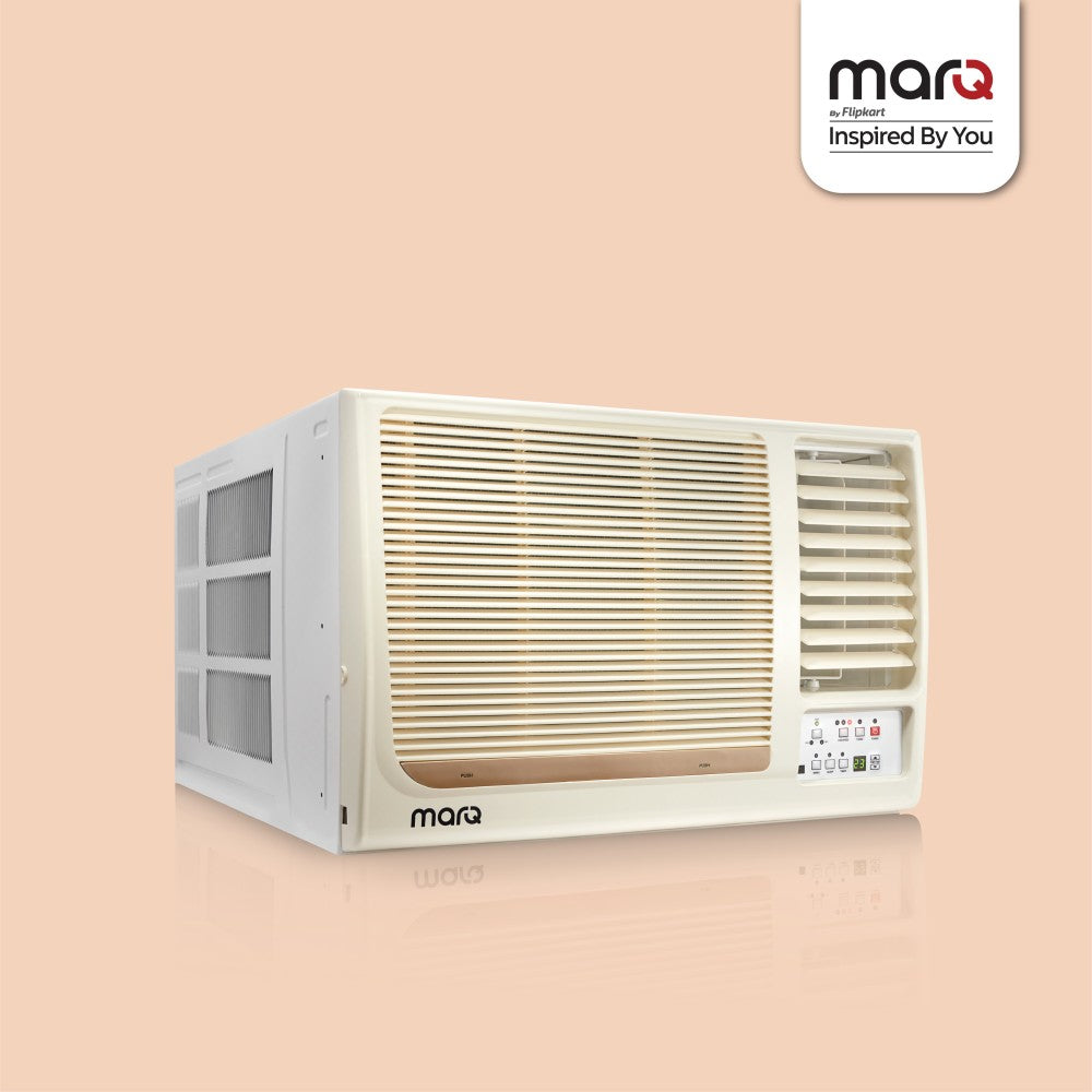 MarQ by Flipkart 1.5 Ton 3 Star Window AC  - White - FKAC153SFWACA, Copper Condenser