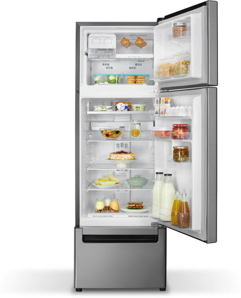 Whirlpool 240 L Frost Free Triple Door Refrigerator - Alpha Steel, FP 263D PROTTON ROY ALPHA STEEL (N)