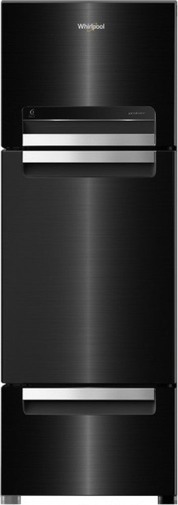 Whirlpool 260 L Frost Free Triple Door Refrigerator - Grey, FP 283D PROTTON ROY STEEL ONYX (N)