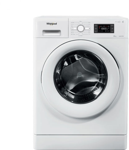 Whirlpool 8 kg Fully Automatic Front Load Washing Machine White - Fresh Care 8212