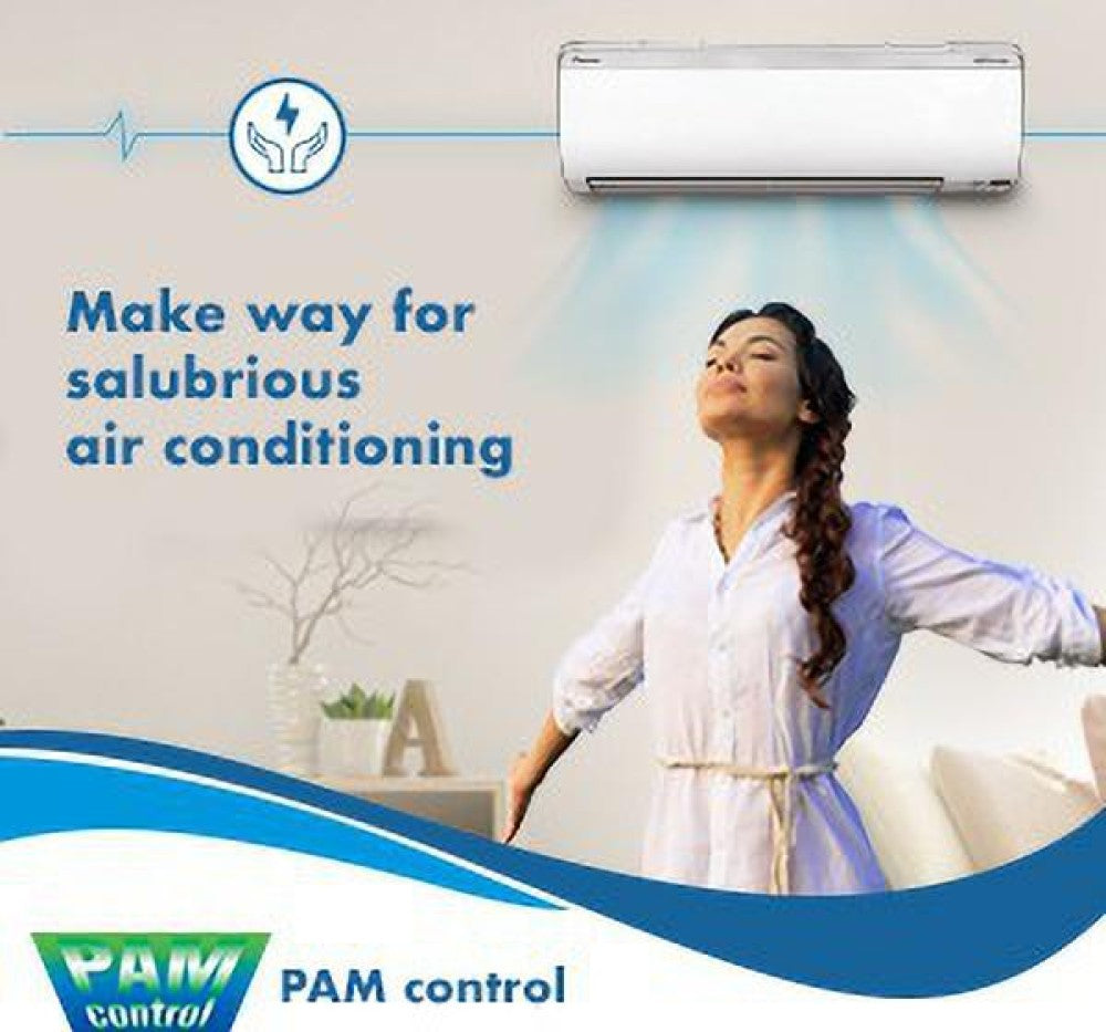 Daikin 1 Ton 3 Star Split Inverter with PM 2.5 Filter AC with PM 2.5 Filter  - White - ATKL35TV16WC, Copper Condenser