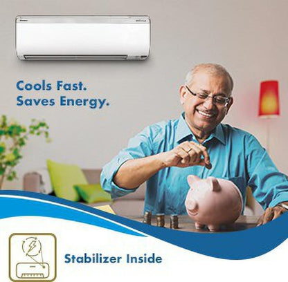 Daikin 1 Ton 3 Star Split Inverter with PM 2.5 Filter AC with PM 2.5 Filter  - White - ATKL35TV16WC, Copper Condenser