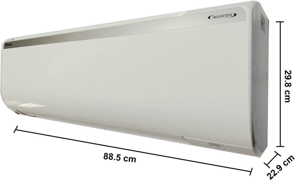 Daikin 1.8 Ton 3 Star Split Inverter AC  - White - FTKL60TV16U/RKL60TV16U, Copper Condenser