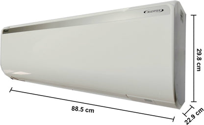 Daikin 1.8 Ton 3 Star Split Inverter AC  - White - FTKL60TV16U/RKL60TV16U, Copper Condenser